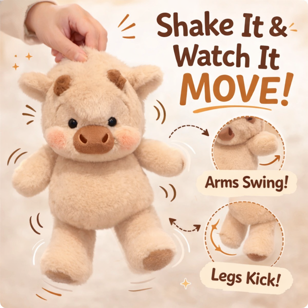 Mootion Running Cow Plush